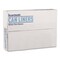 Boardwalk 30 Gallon 0.6 mil 30 in. x 36 in. Perforated Roll Low-Density Waste Can Liners - White (25 Bags/Roll, 8 Rolls/Carton)